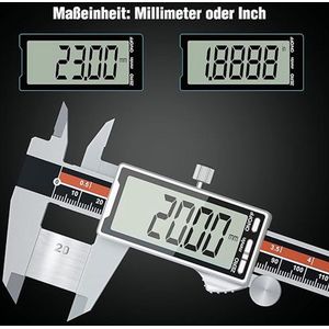 schuifmaat - precision caliper 23.5 x 7.7 x 1.5 cm