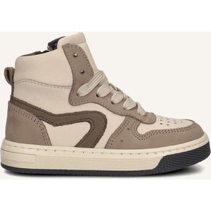 Pinocchio P1301 Sneakers - Kids - Taupe - Maat 30