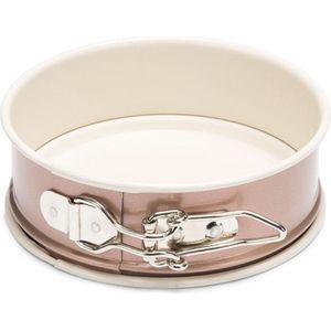 Ronde anti-aanbak springvorm/taartvorm rose goud 12 cm