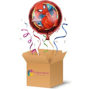 Helium Ballon gevuld Cadeau per post ""Spiderman"" - Ballon post - Verjaardagscadeau - kinder kado