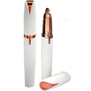 Wenkbrauwtrimmer - Wit - USB Oplaadbare Draagbare Elektrische Wenkbrauwtrimmer - Pijnloze Precisie