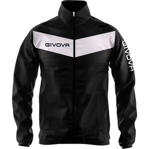 Givova - Regenjack - Zwart-Wit - Waterdicht - Heren