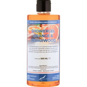 Douchegel Sweet Orange & Cedarwood 500 ml - met klepdop - Showergel