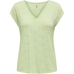 Only - ONLFREE LIFE STRUC. MODALTOP JR - Top - Korte Mouwen - Diepe V-hals