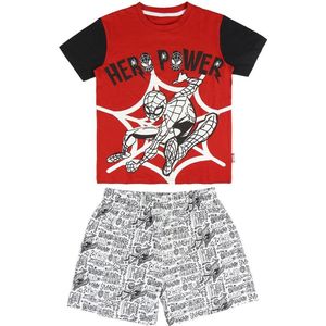 Marvel - Spiderman - Shortama - Pyjama - Rood - Giftbox
