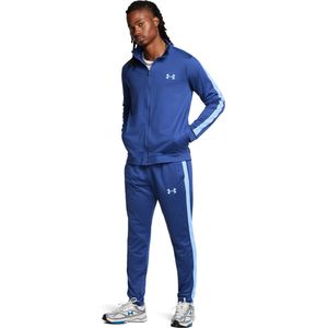 Under Armour UA Knit Track Suit Heren - Blauw - Maat XL