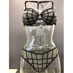 Marlies Dekkers - Secret Spider - Lingerieset - 137001 - Grey - Maat XL