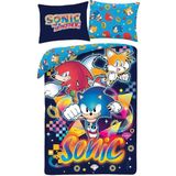 Sonic - Dekbedovertrek - Regenboog - 140 x 200 cm - Katoen