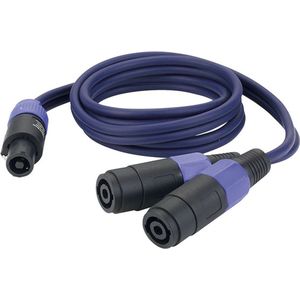 DAP Audio Speaker verloopkabel, Speaker male - 2 Speaker female, 150 cm