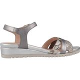 STONEFLY - CHER 7 SNAKE EMBOSSED LTH/L - Laarzen - Zilver