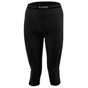 Lenz - Merino 6.0 - Driekwart Basislaag Broek - Zwart - Merino SOFTTEC®