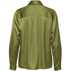 ONLY - ONLMIKA VIS SATIN SHIRT WVN - Blouse - Meisjes - Lange Mouwen - Regular Fit
