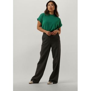 Minus Mavelyn Modal Blouse Tops & T-shirts Dames - Shirt - Groen - Maat XL