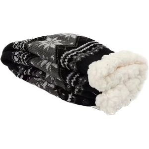 Wintersokken Heren 2025 – Warme Pluizige Huissokken met Antislip | Thermo Sokken Kort & Dik | Zachte Fluwelen Fuzzy Sokken voor Thuis | Warme Sokken Cadeau Winter