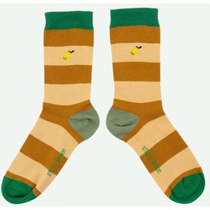 Sticky Lemon - socks - meet me in the meadows - stripes