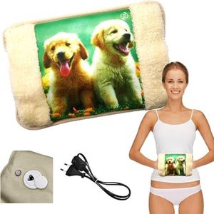 Equivera Elektrische Warmtekruik - Elektrische Warmtekruik - Warmtekruik - Kruik - Warmte Kussen - Buikverwarmer - Nek- en Rugverwarmer