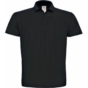 Unisex Polo 'ID.001' Zwart merk B&C Collectie maat 3XL