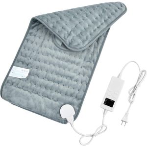 Elektrisch verwarmingskussen met automatische uitschakeling en 6 temperatuurniveaus