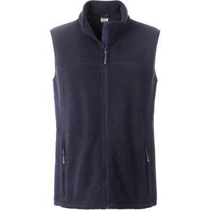 James and Nicholson Heren Workwear Fleece Bodywarmer (Marine/Navy)