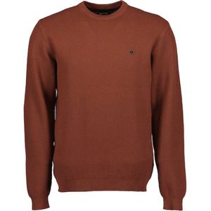 Blue seven heren - Trui 376459 roest bruin maat M
