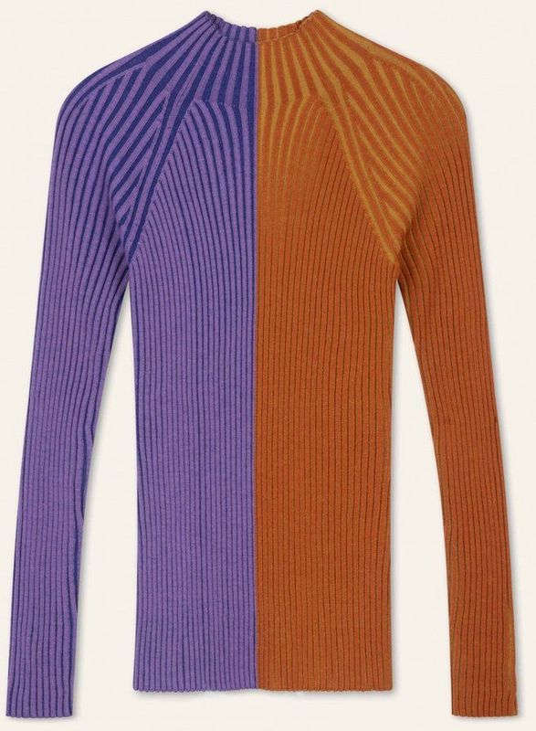 Oilily - Kingly pullover long sleeves turtle neck - Blauw - L