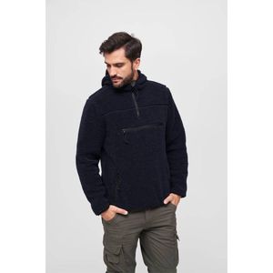 Brandit - Teddyfleece Worker Pullover Jas - 4XL - Blauw