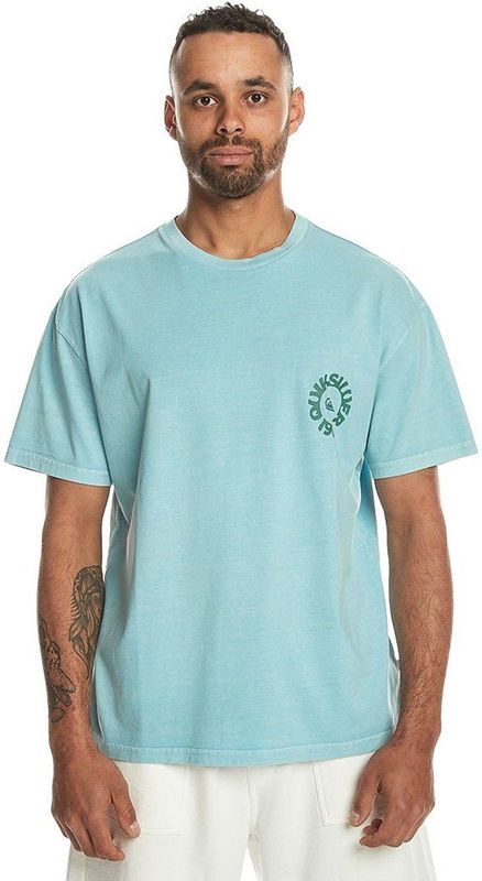 Quiksilver No Water Sucks T-shirt Met Korte Mouwen Blauw L Man