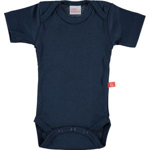 Romper korte mouw bio katoen donkerblauw 62-68