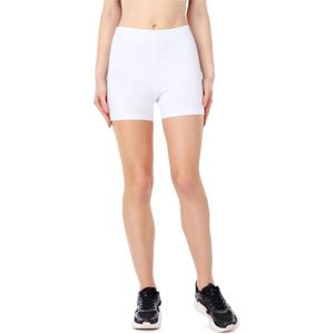 Bellivalini Dames Leggings - Sport - Vrijetijdsbroek - Korte - Katoen - Wit - 4XL - BLV-BLV50-186-LE