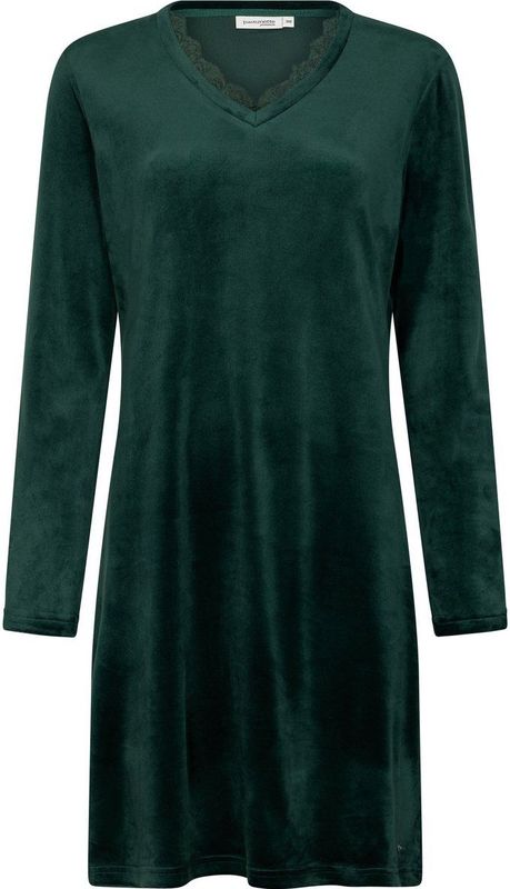 Pastunette Premium - Nachthemd - Donkergroen - Velours