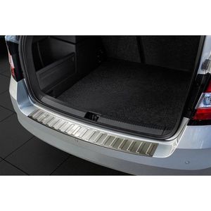 Avisa RVS Achterbumperprotector passend voor Skoda Fabia III Combi 2015-2018 'Ribs'