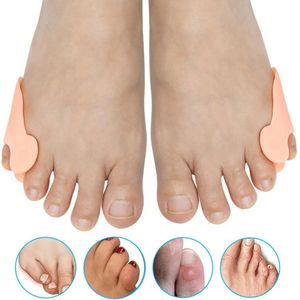2 Stuks - Teenspreider - Teenspreider kleine teen - Teencorrector - Teenbeschermer - Teenspreiders voor hallux valgus - Teenspalk - LOUZIR