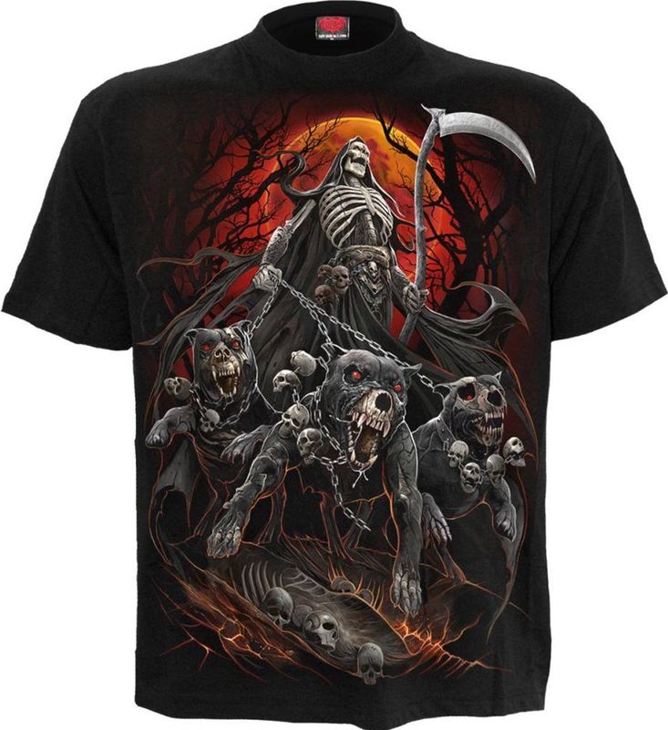 Spiral Harbingers Heren T-shirt - zwart - 4XL