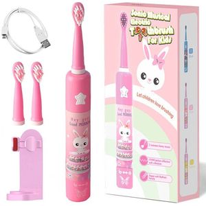 CHIWIN - Elektrische Tandenborstel Kind - 3-delige Set - Sonic USB Oplaadbaar - Waterdicht