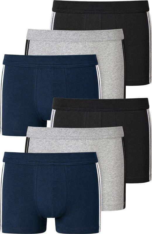 Schiesser - Retro Boxer 95/5 - Boxershorts - Zwart - Sechserpack