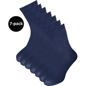 WeirdoSox heren sokken - 7-pack - Naadloos - Navy Blue - Maat 39-42