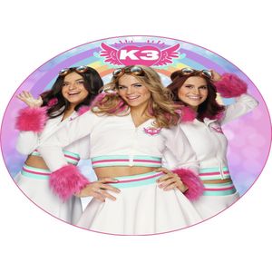 K3 Rond Strandlaken - Dromen - Roze / 150x150 cm