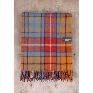 Sprei Tartan Antique Buchanan - 175x250 - Gerecycled Wol - TBCo Scotland