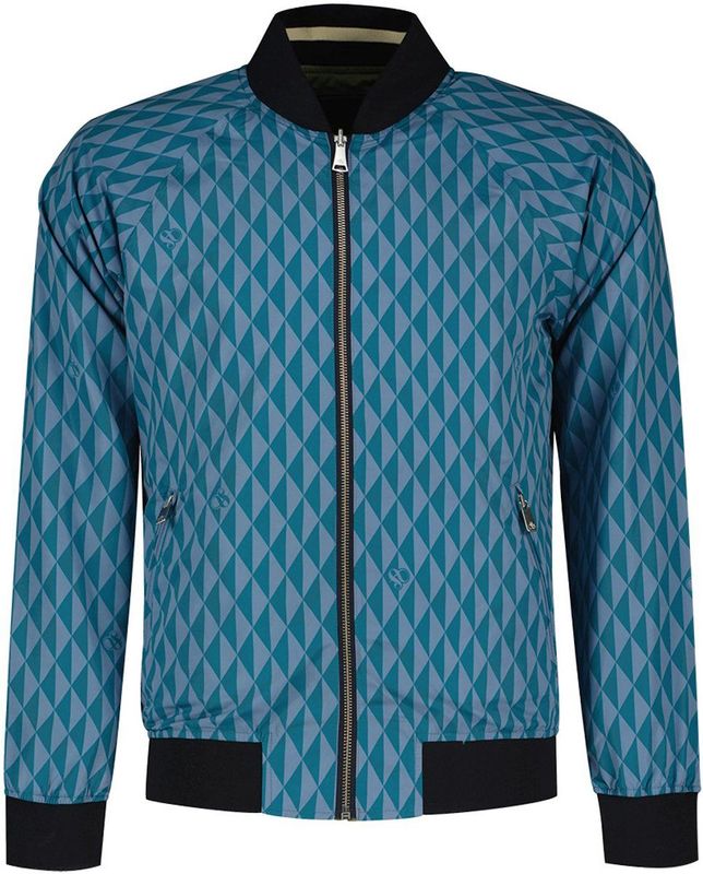 Scotch & Soda - 180290 - Bomberjack - Blauw - Omkeerbaar - Nylon