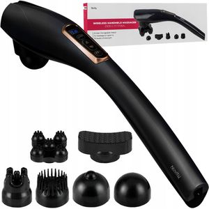 Novity® | Vibrerende Massager voor Massage 6in1 Nek Lichaam Rug 6 Tips Multifunctioneel