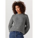 Object - Objnan L/S LOS - Gebreide Pullover - Grijs - Wol