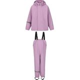 ZIGZAG - Regenset - Roze - Jas en Tuinbroek - PU Coating