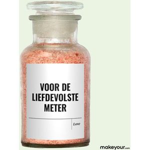 Badzout met Etiket: De liefdevolste meter - - makeyour.com - Premium Badzout - makeyour.com