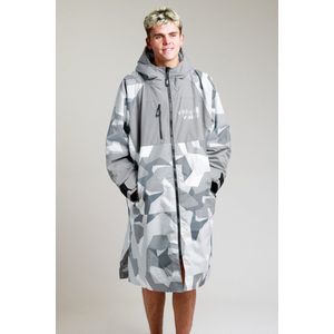 Omkleed jas - Poncho - Hard-Shell - Arctic Camouflage/Grey