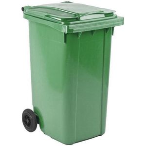 Container 240 liter groen 2 wielen GFT container