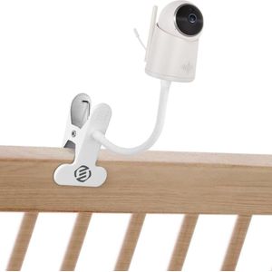 Equivera babyfoonhouder - 7,1"" Flexibele Baby Monitor Beugel - Compatibel met VM901, VM919HD, SM935E en meer - Verstelbare Crib- en Wandklem - Geen Gereedschap Nodig