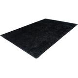 Lalee Glamour - vloerkleed - Velours - Velvet - Recycled karpet fraai tapis - effen tapijt maat 200x290 Antraciet grafiet grijs