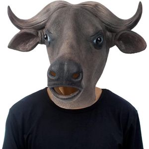 Realistisch Buffelmasker - Volledig hoofdmasker voor Halloween, Carnaval