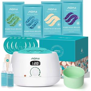 Professionele Waxing-set voor Thuisgebruik met Harde Waxparels en Behandelingsolie