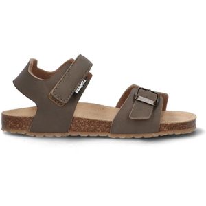 Braqeez 425450-708 Jongens Platte Sandalen - Bruin - Leer - Klittenband